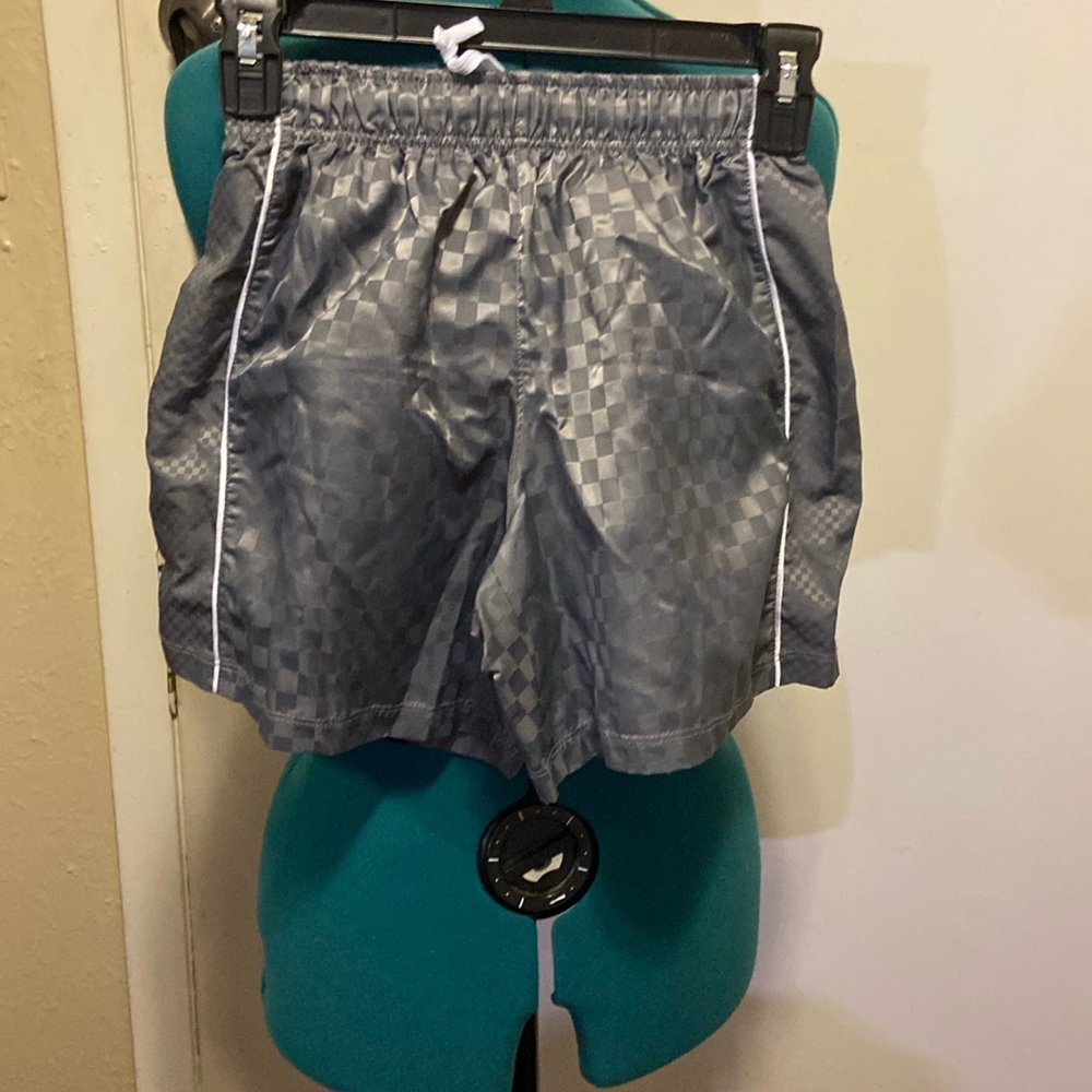 Nylon Shorts Boy DSG MED (10-12) Grey checkered Tonal